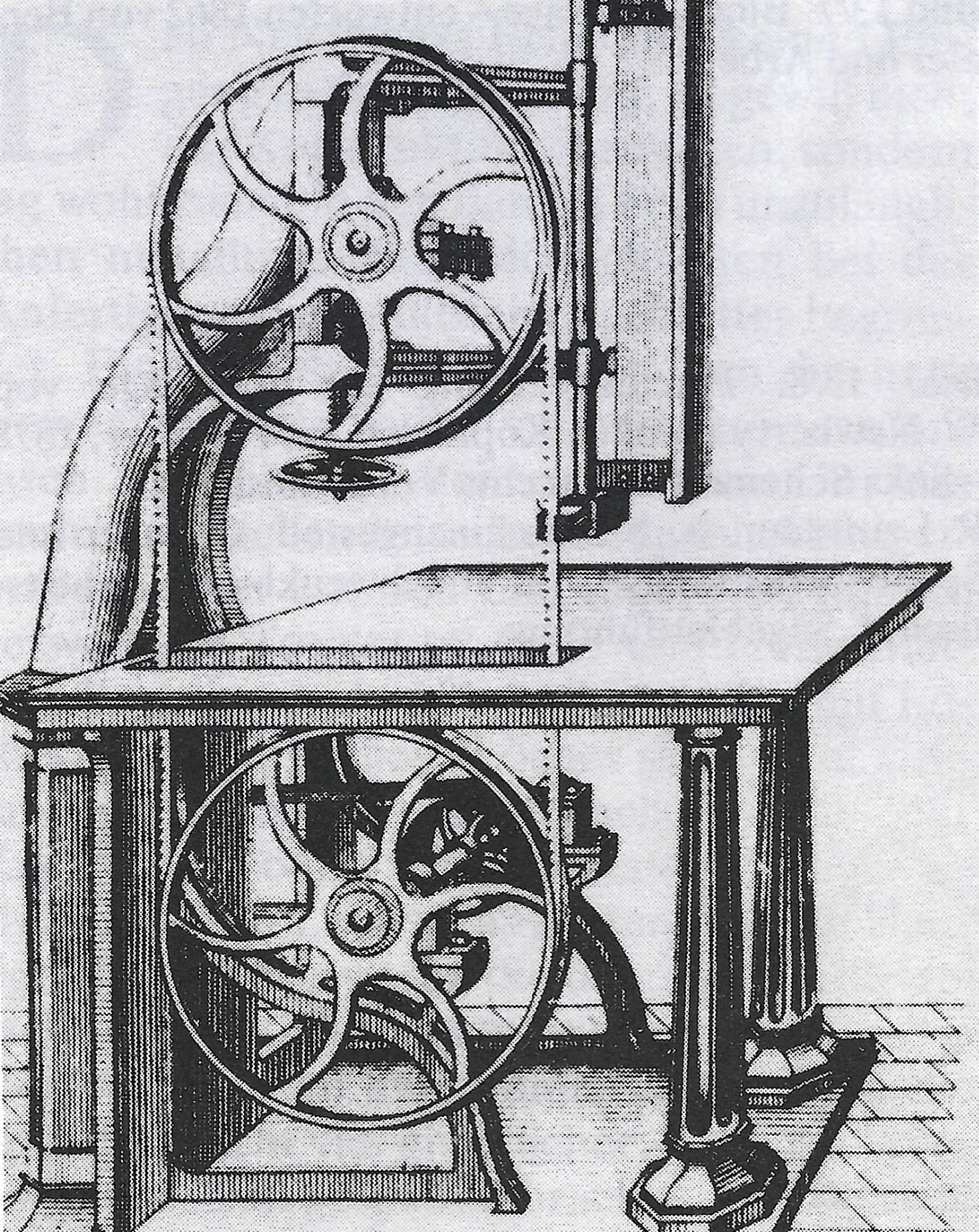 development of (bench) band saws LIGNORAMA Holz und Werkzeugmuseum