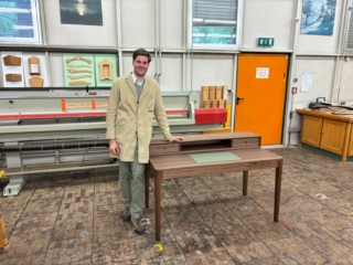 Leander Ninaus mit seinem Meisterstück Tabula rasa Foto Florian Schick Leander Ninaus mit seinem Meisterstück Tabula rasa Foto Florian Schick