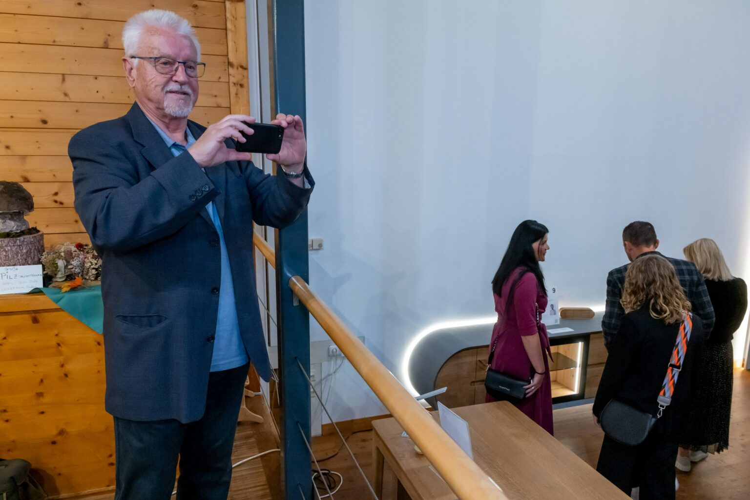 Live Übertragung auf unsere Videowall von Hans Schuster