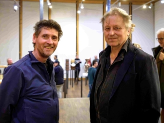 Künstler Andreas Sagmeister u Markus Treml Foto Helmut JB Laufenböck Künstler Andreas Sagmeister u Markus Treml Foto Helmut JB Laufenböck
