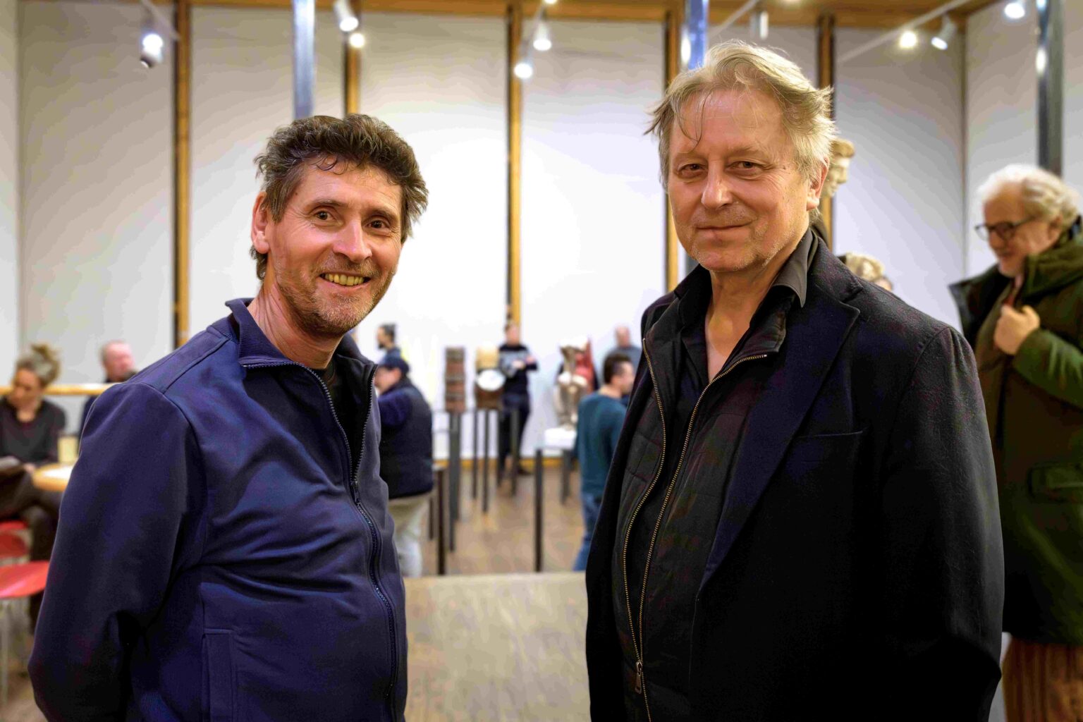 K&uuml;nstler Andreas Sagmeister u Markus Treml Foto Helmut JB Laufenb&ouml;ck