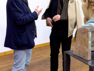 Künstler im Gespräch Markus Treml und Anton Thurnberger Foto Helmut JB Laufenböck Künstler im Gespräch Markus Treml und Anton Thurnberger Foto Helmut JB Laufenböck