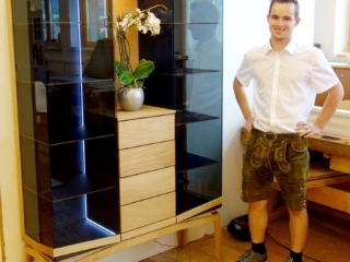 Martin Wieseneder mit seinem Meisterstück Martin Wieseneder mit seinem Meisterstück