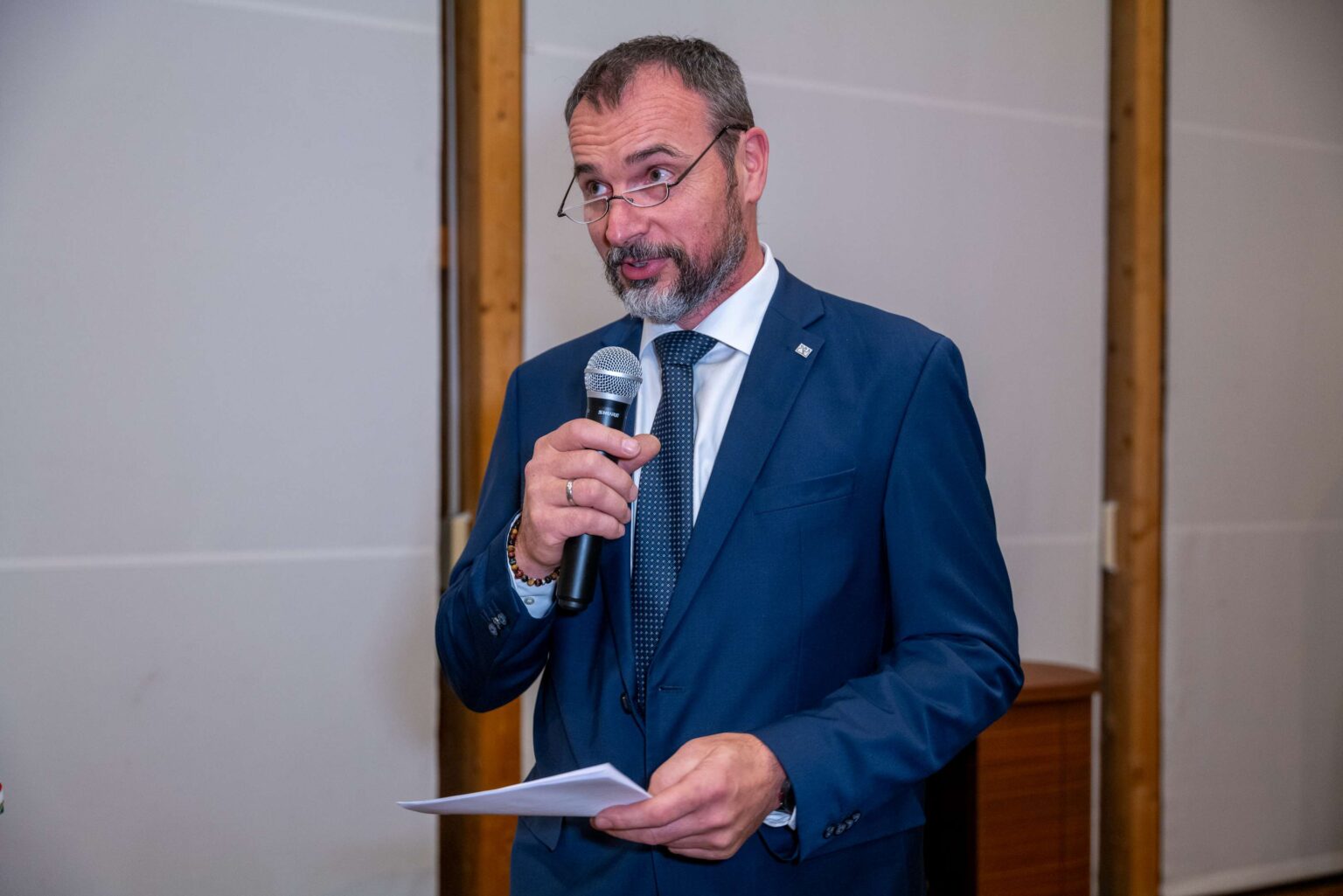 Stellvertretender Landesinnungsmeister Karl Mitheis bei seinen Worten Foto Rudi Aigner