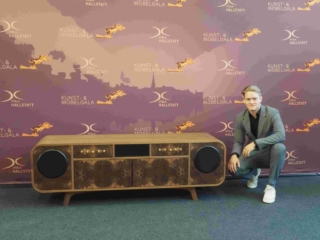 Rupprecht Marc mit seinem Soundboard
